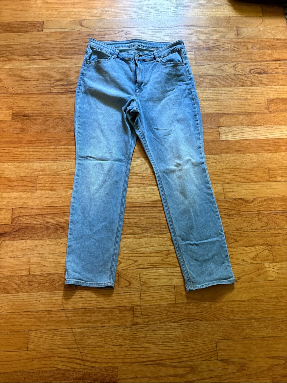 Old Navy Light Blue Straight-Leg Women's Jeans